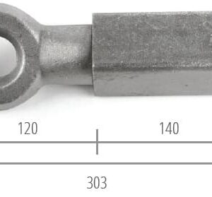ANTIGUO EJE 45 MECANIZADO