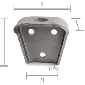 SUPPORT DE CHÂSSIS U